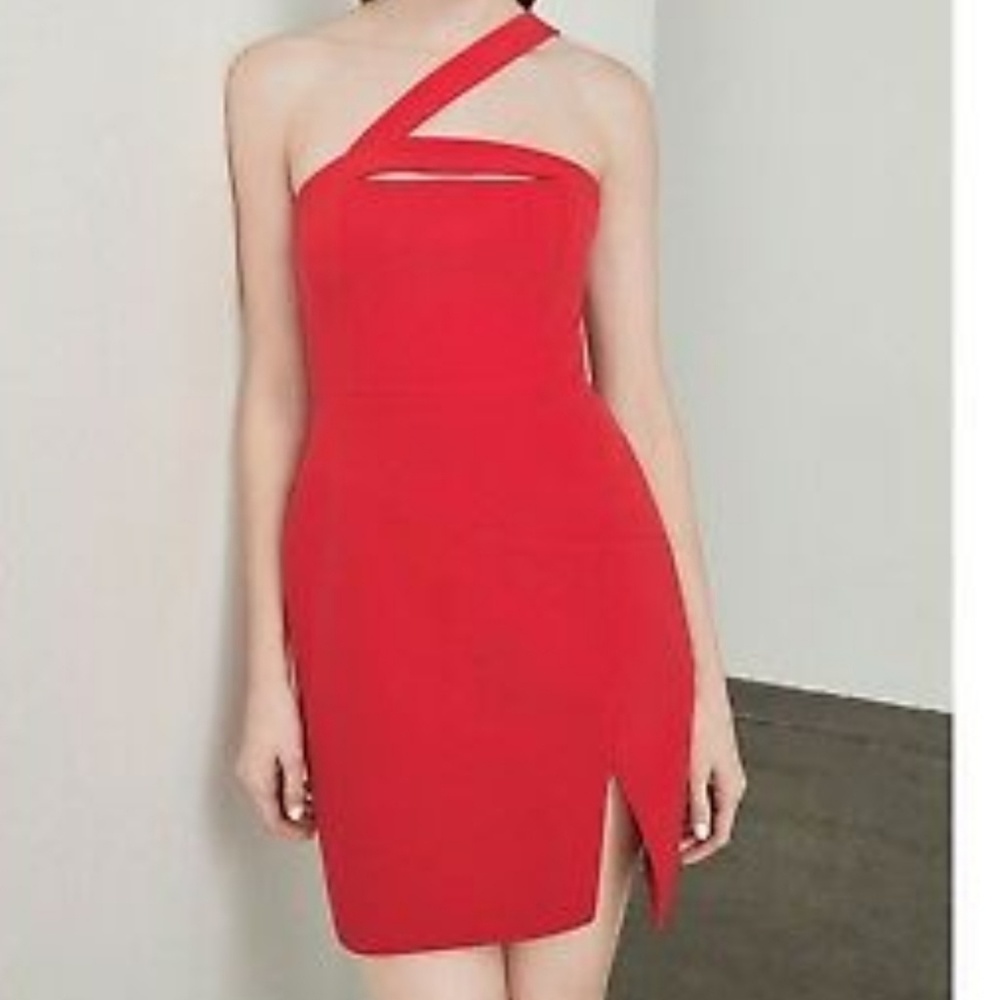 BCBGMAXAZRIA jewel Red 'Dayne' dress | SZ.8, NWT